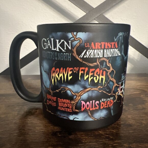 2025 Universal HHN Halloween Horror Nights  All Houses House Coffee Mug - Picture 3 of 4